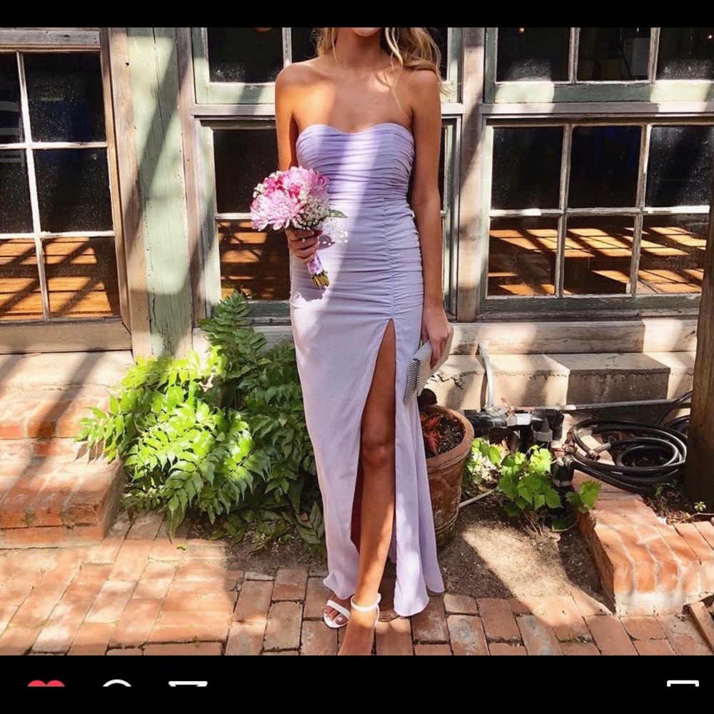 Prom dress! Worn once! Beautiful lavender!